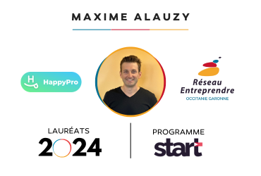 Maxime Alauzy, créateur de Happy pro