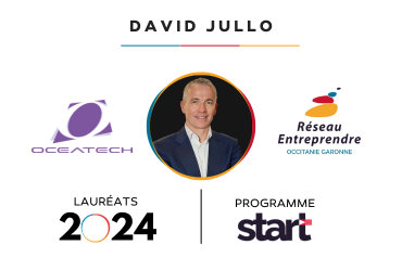 David JULLO, repreneur de OCEATECH et nouveau lauréat de Réseau Entreprendre Occitanie Garonne